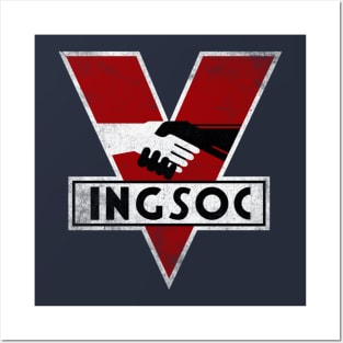 INGSOC Logo Retro Posters and Art